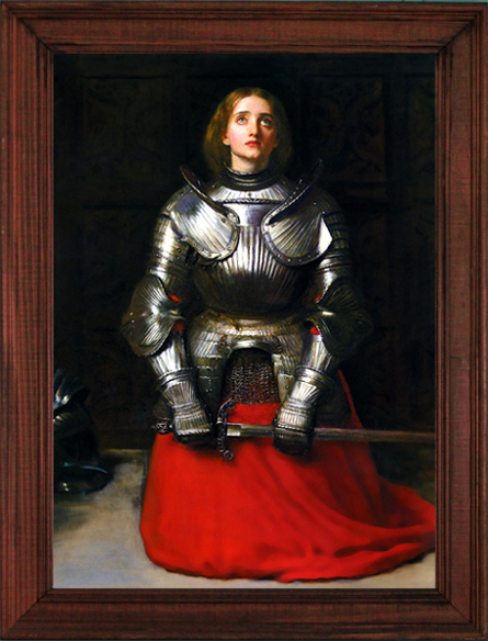 Click to see full size of Joan of Arc print