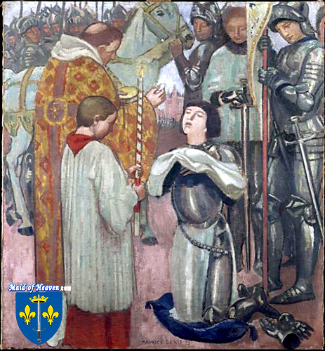 Joan of Arc Receiving Communion Painting