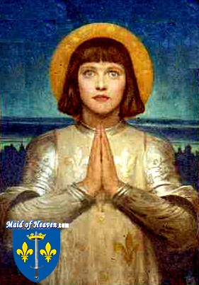 Painting of Joan of Arc Praying 