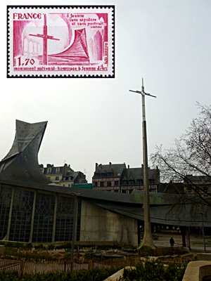 Site of Joan of Arc's death in Rouen