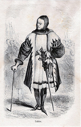 Portrait of Etienne de Vignolles (La Hire) by J. Lecurieux