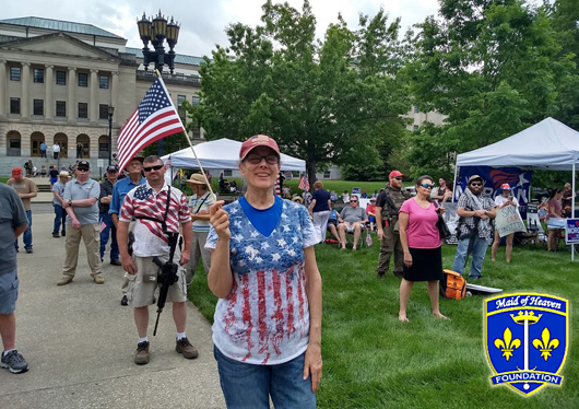 American Patriot Celebraing memorial Day